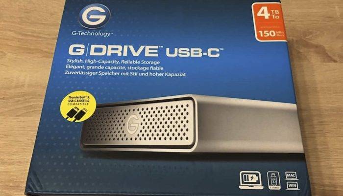 Próbowałem: G-Drive USB-C