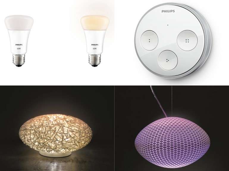 Philips Hue: sterowany za pomocą aplikacji system oświetlenia uzupełniony białymi żarówkami, przełącznikami i luksusowymi lampa
