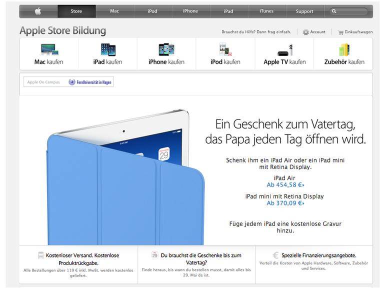 Zaoszczędzono 25 euro: Apple przyznaje zniżkę edukacyjną na iPada Air i iPada mini ze skutkiem natychmiastowym